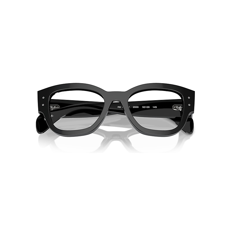 Ray-Ban Jorge Optics Eyeglasses Black Frame Clear Lenses Polarized 52-20