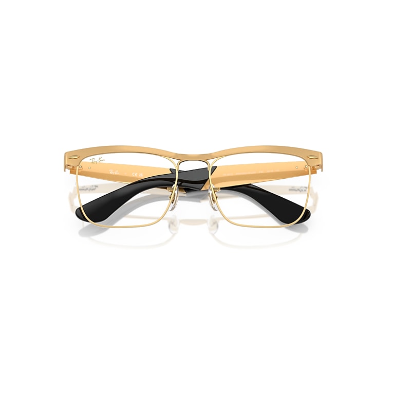 WAYFARER DELUXE OPTICS Eyeglasses with Sandblasted Legend Gold and