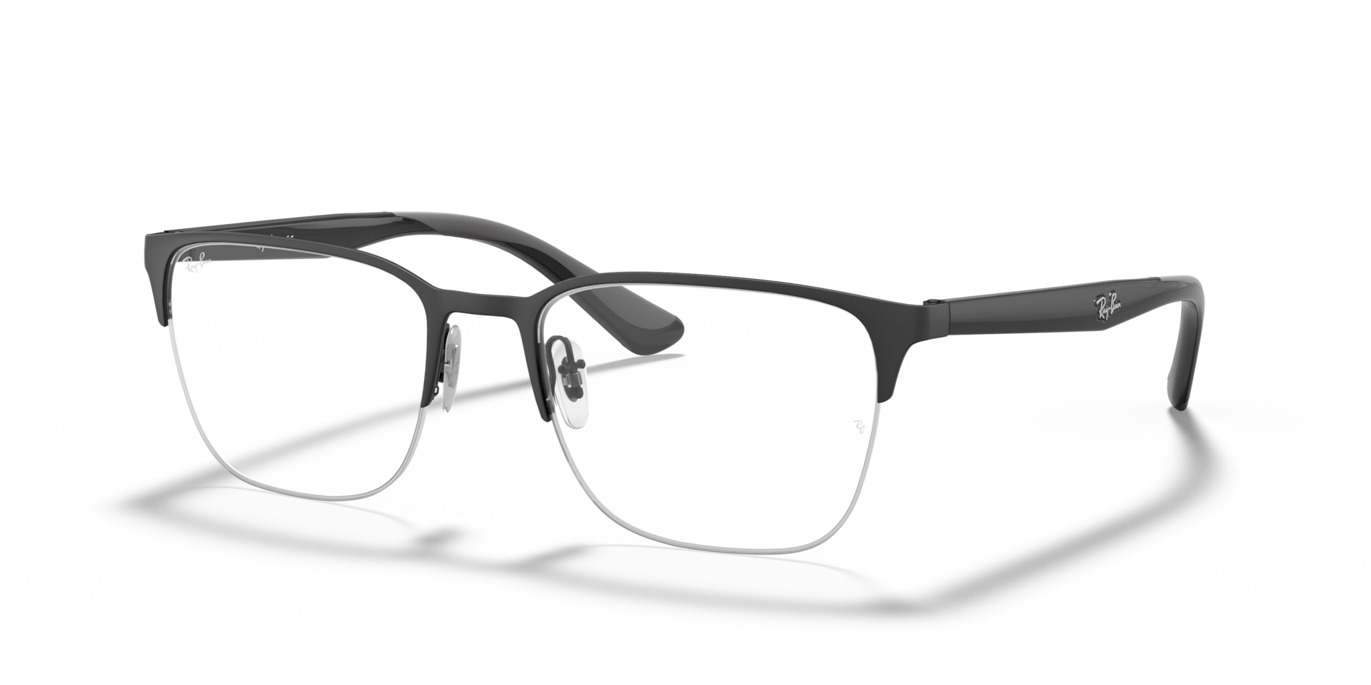 RB6428 OPTICS Polarized Eyeglasses with Black and Clear (54-19