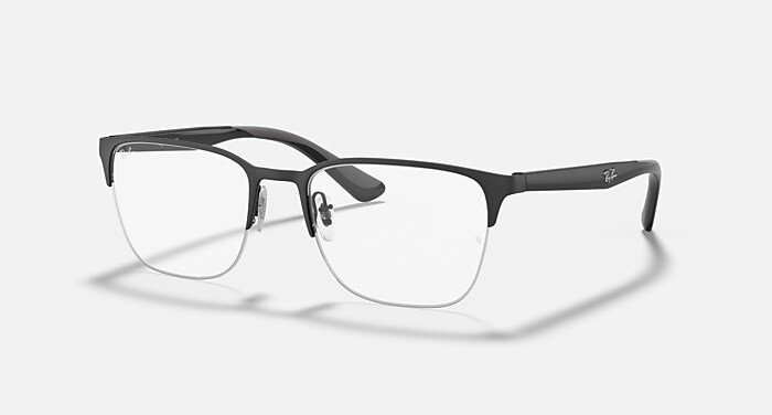 RB6428 OPTICS Polarized Eyeglasses with Black and Clear (54-19