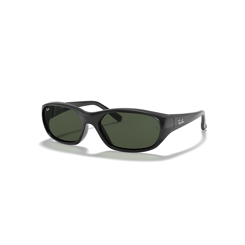 Ray-Ban Sunglasses  Daddy-O - Black Frame Green Lenses 59-17, RB2016