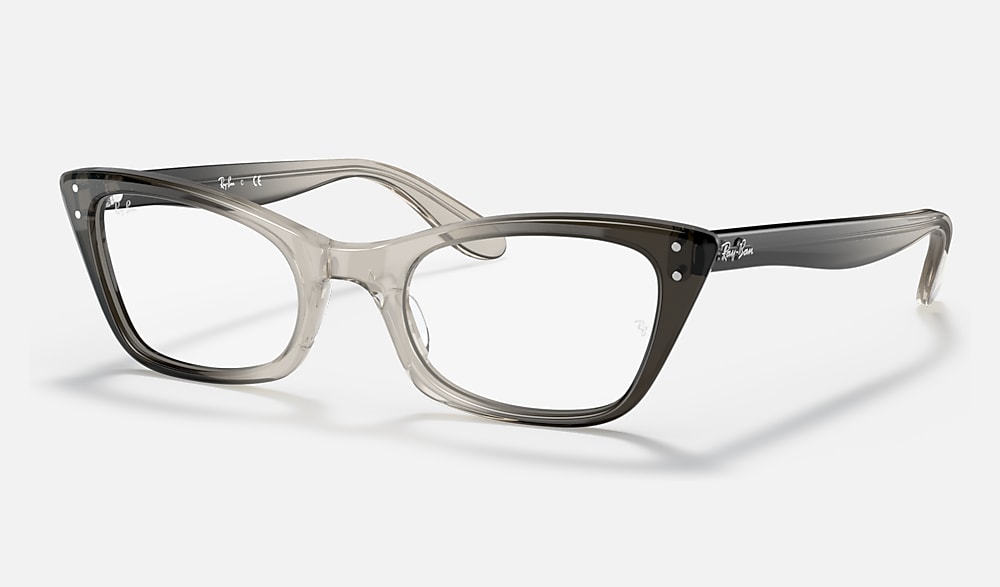 LADY BURBANK OPTICS Eyeglasses with Transparent Grey and Demo Lens
