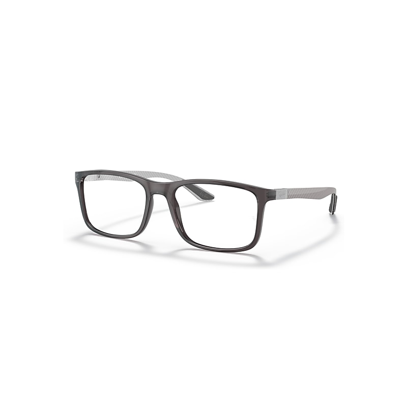 Ray-Ban Eyeglasses   Optics - Grey Frame Clear Lenses Polarized 53-18, RB8908