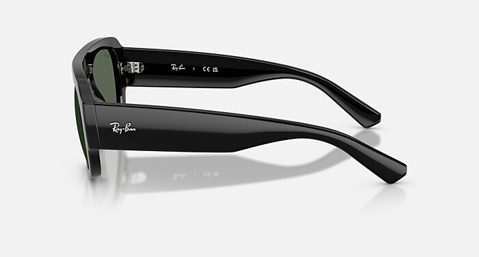 RB2218 Sunglasses in Black and Dark Green (55-22) - RB2218 | Ray