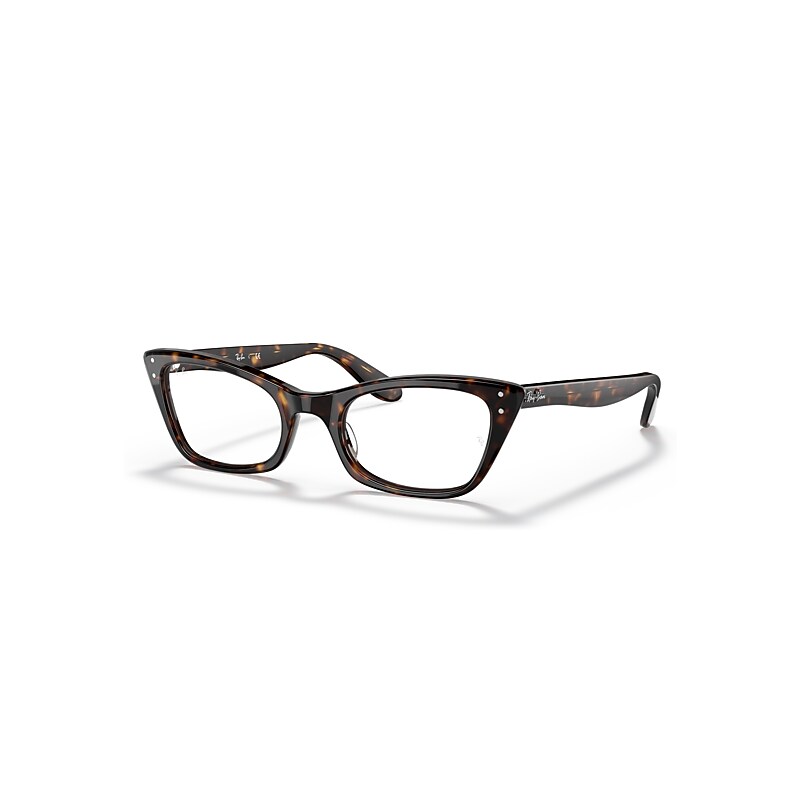 Ray-Ban Eyeglasses Women's Lady Burbank Optics - Havana Frame Clear Lenses 49-20, RB5499