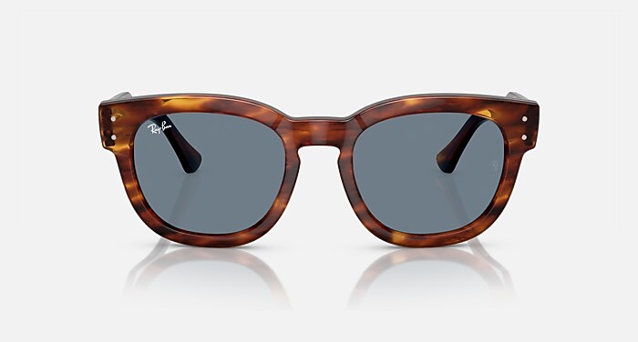 Striped Havana 搭Blue 的MEGA HAWKEYE 太陽眼鏡- RB0298SF | Ray-Ban