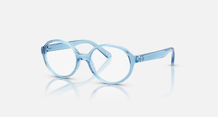 RB1905 OPTICS KIDS BIO-BASED Eyeglasses with Transparent Blue and