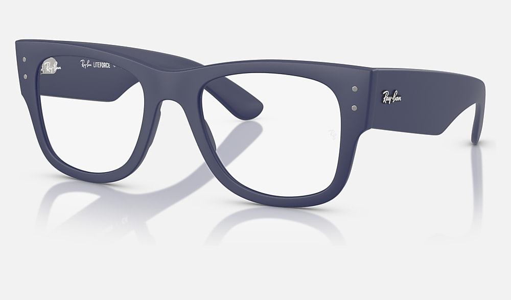 MEGA WAYFARER OPTICS LITEFORCE メガネ サンドブルー と クリア (52