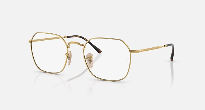 JIM OPTICS Eyeglasses with Arista Gold and Clear (53-20) - RB3694V