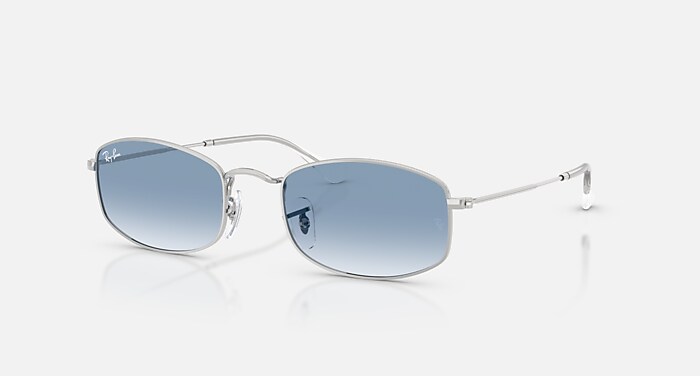RB3832 Sunglasses in Silver and Clear Gradient Blue - RB3832 | Ray 