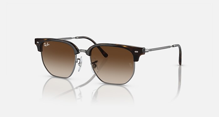 NEW CLUBMASTER KIDS Sunglasses in Havana On Gunmetal and Brown
