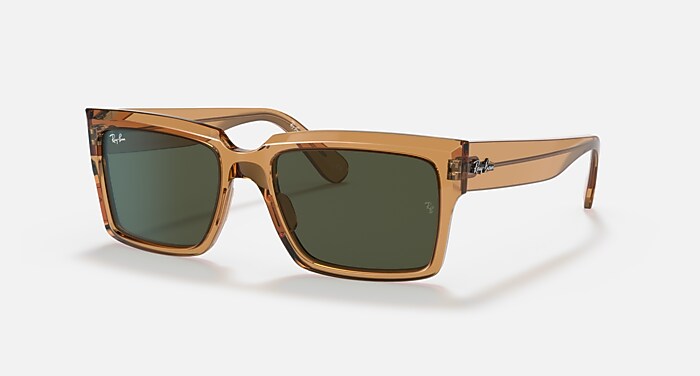 INVERNESS @COLLECTION Sunglasses in Transparent Light Brown and G