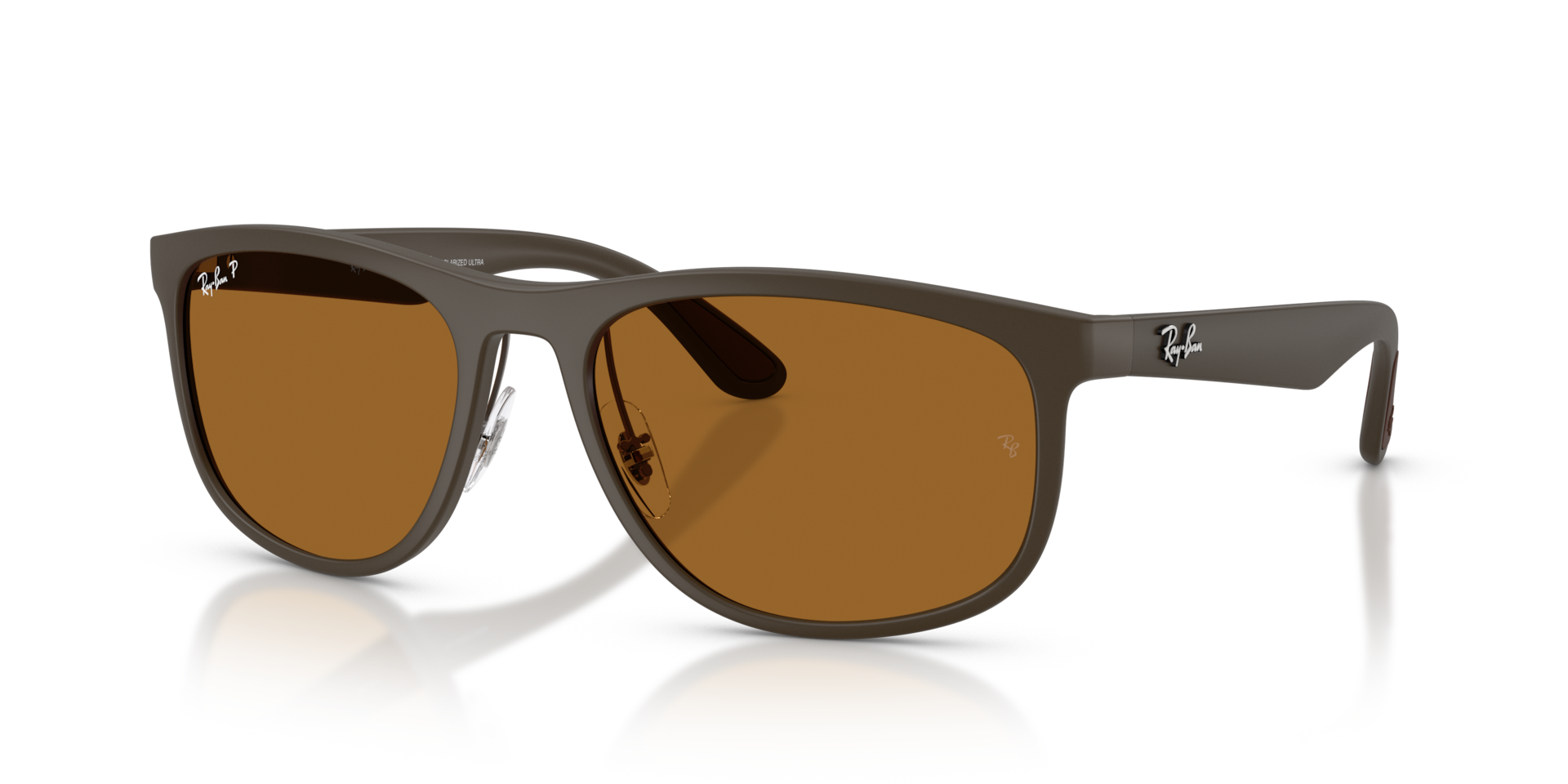 RB4468 POLARIZED S LENSES Sunglasses in Sand Brown and Polarized S