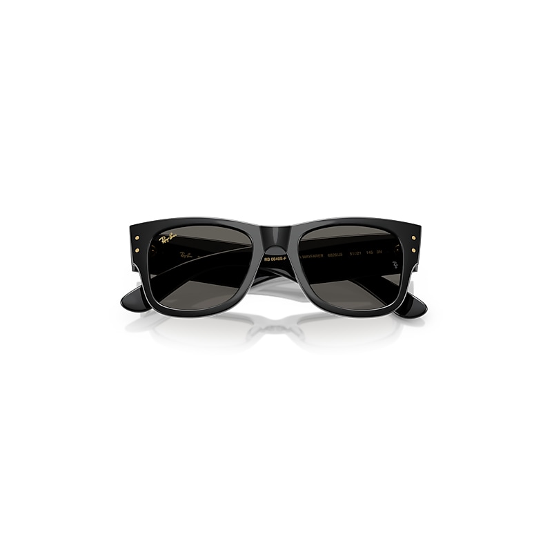 MEGA WAYFARER BLACKED OUT COLLECTION Sunglasses in Black and Ultra