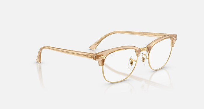 CLUBMASTER OPTICS CHANGE Eyeglasses with Photo Waves Brown and