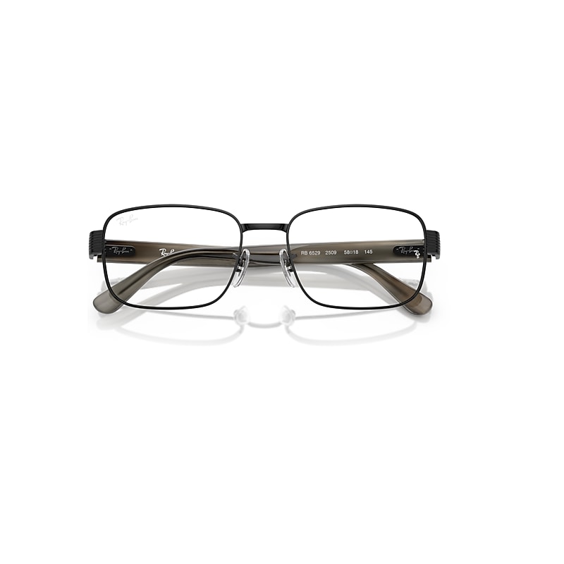 Ray-Ban Rb6529 Optics Optical Havana Grey Frame Clear Lenses Polarized 54-18