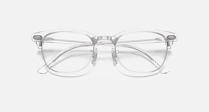 CLUBMASTER OPTICS メガネ ホワイト透明 と クリア (51-21) - RB5154
