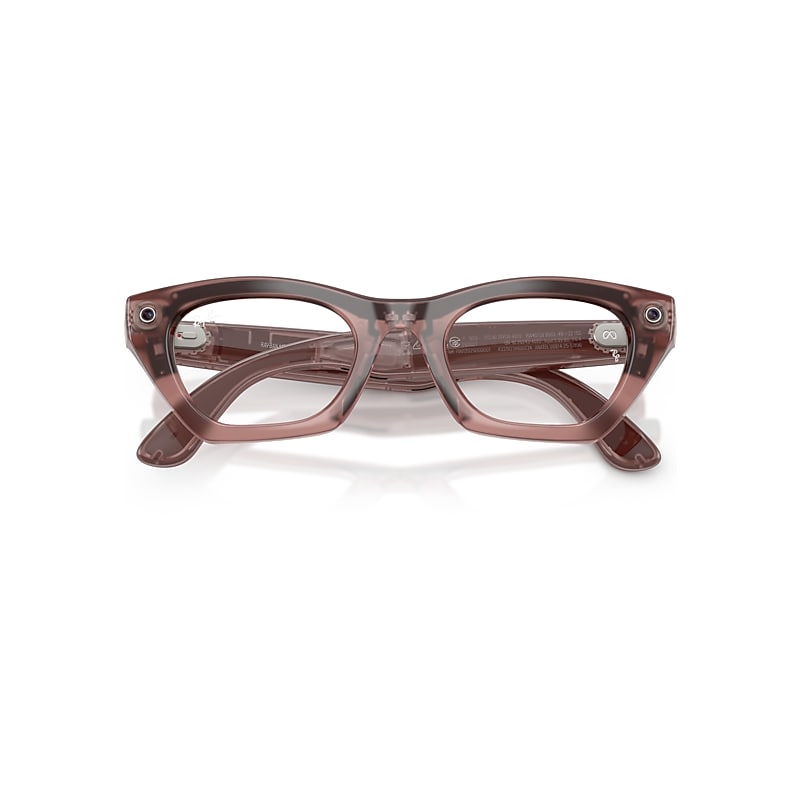 (Gen 3) Ray-Ban Meta Zena Optics Milky Pink Blush frame Demo Lens lenses AI Glasses