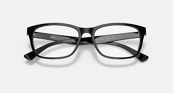 RB5315 OPTICS Eyeglasses with Black and Demo Lens (53-17
