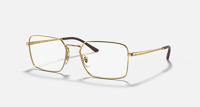 RB6440 OPTICS Polarized Eyeglasses with Arista Gold and Clear (55
