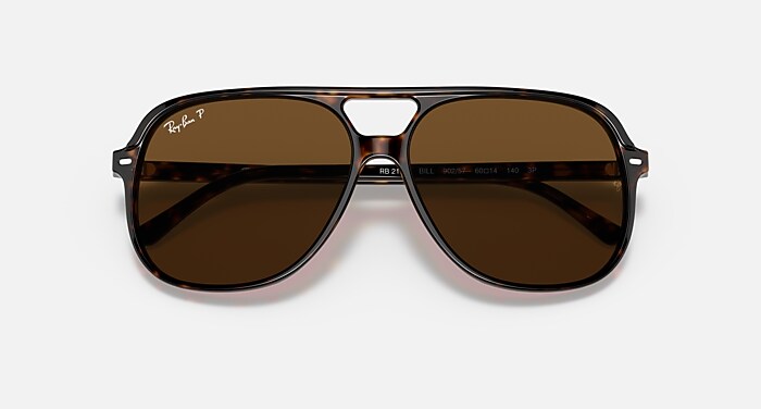Ray Ban Sunglasses, Style: Bill, Havana On Transparent Brown, Lens Light Brown Buy Ray-Ban Bill Unisex Square Sunglasses Online | Doctor M KSA main image 4
