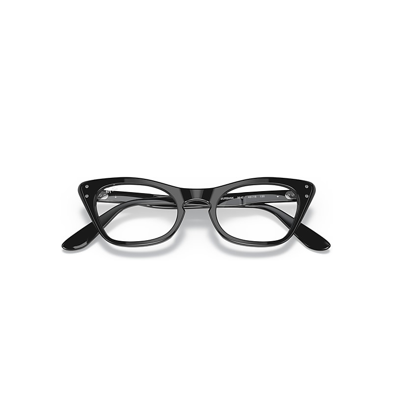 Ray-Ban Miss Burbank Optics Kids Optical Black Frame Clear Lenses Polarized 41-18