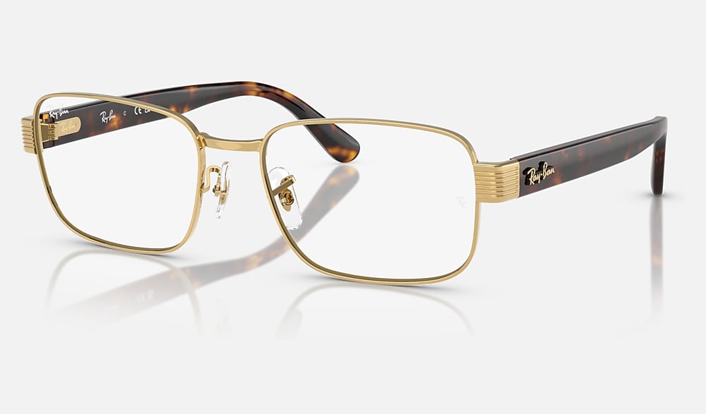 RB6529 OPTICS Eyeglasses with Arista Gold and Clear (56-18