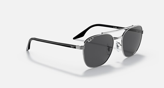 RB3688 POLARIZED+ LENSES Polarized Sunglasses in Gunmetal and Dark