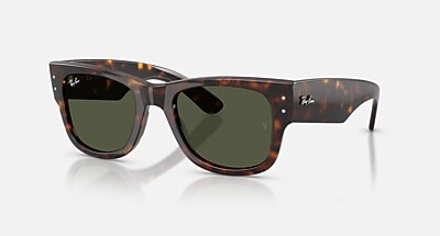 MEGA WAYFARER Sunglasses in Transparent Black and Dark Grey (51-21