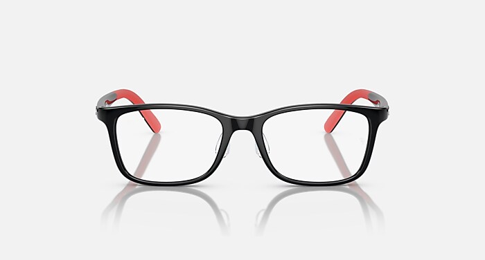 RB1626D OPTICS KIDS メガネ ブラック と クリア (49-16) - RY1626D