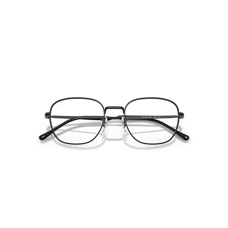 Ray-Ban Rb6534 Optics Optical Black Frame Clear Lenses Polarized 51-19