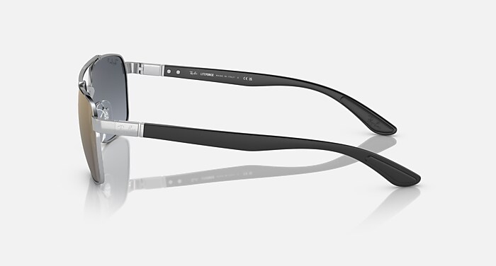 Ray-Ban サングラス 本体 ケース付き⭐︎ RB3701 POLARIZED+ LENSES ポラライズド（偏光） サングラス シルバー