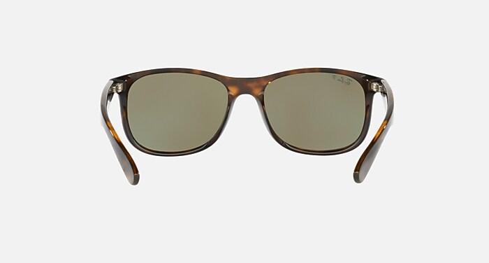 ANDY Polarized Sunglasses in Havana and Blue Polarized (57-17
