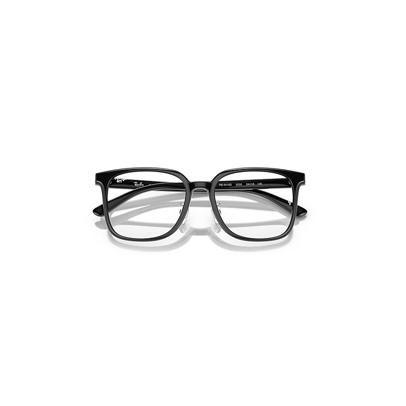 Ray-Ban Rb5419d Optical Black Frame Clear Lenses Polarized 54-18
