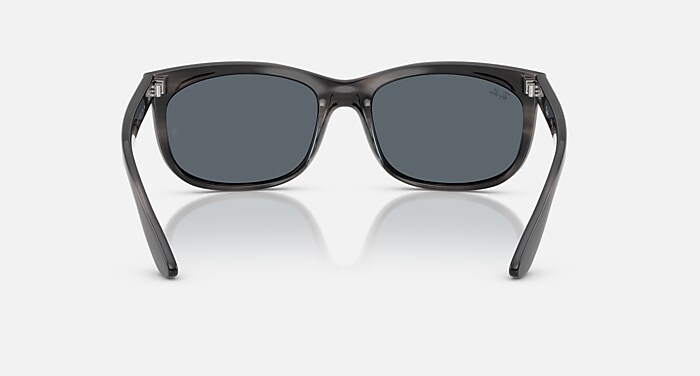 BALORETTE Sunglasses in Striped Gray and Blue (60-19) - RB2389F