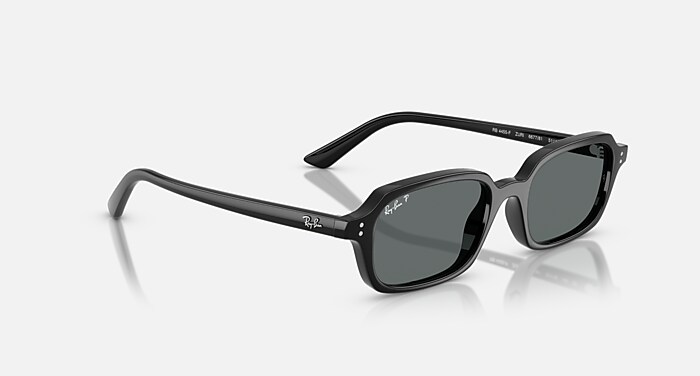 ZURI BIO-BASED Sunglasses in Black and Dark Grey Polarized 
