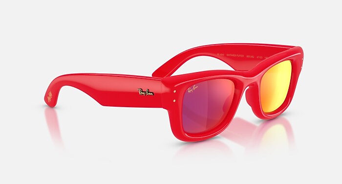 WAYFARER PUFFER SPECIAL COLLECTION Sunglasses in Red and Brown