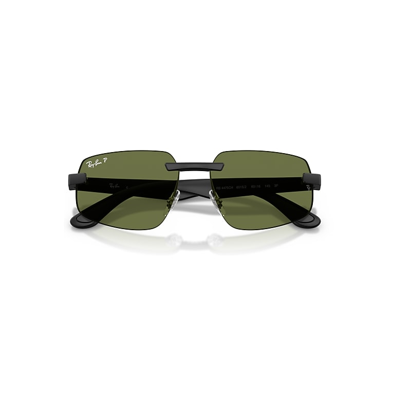 Ray-Ban Rb4475 Polarized S Lenses Sunglasses Sand Black Frame Polarized Green Lenses Polarized 60-16