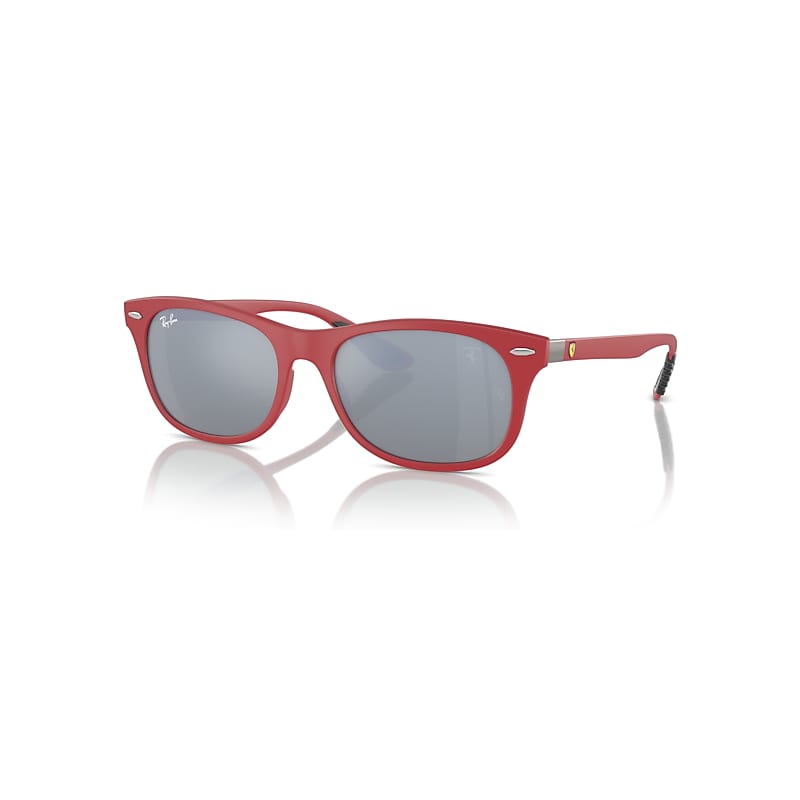 Ray-Ban Rb4607m Scuderia Ferrari Collection Gafas De Sol Rojo Montura Verde Lentes 55-17