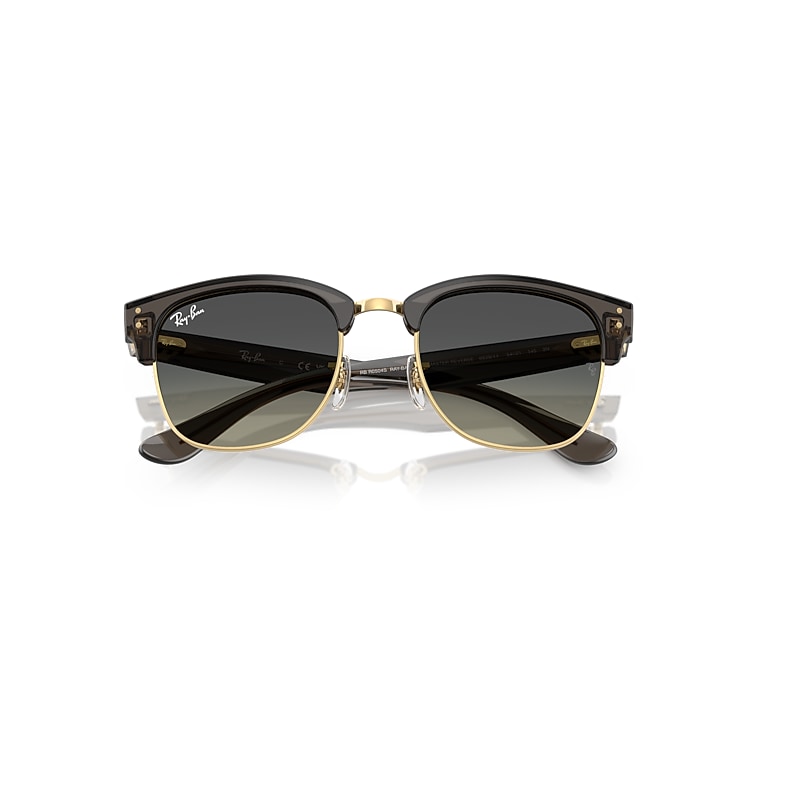 CLUBMASTER REVERSE Sunglasses in Transparent Dark Grey On Gold and