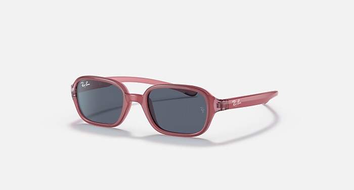 RB9074S KIDS Sunglasses in Fuxia On Pink and Dark Grey (39-16