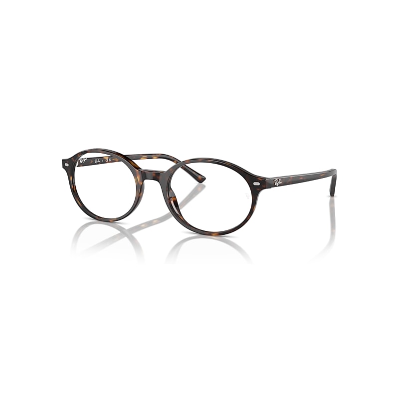Ray-Ban Eyeglasses Unisex German Optics - Havana Frame Clear Lenses Polarized 51-20