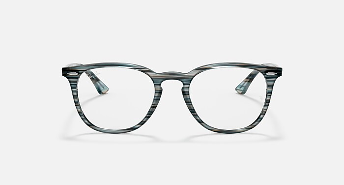 RB7159 OPTICS Eyeglasses with Striped Blue Grey and Clear (52-20