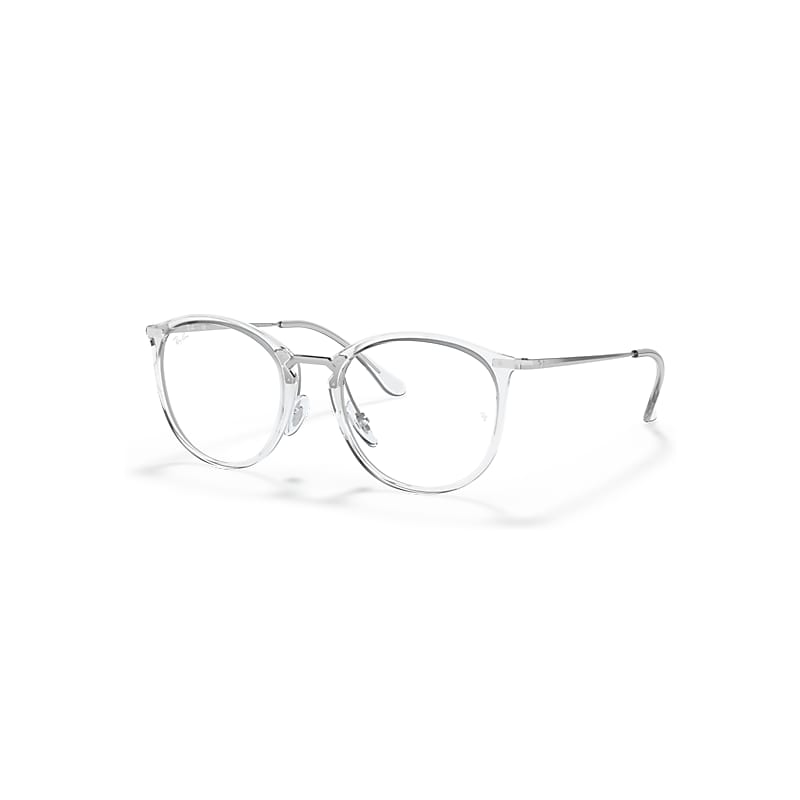 Ray-Ban Rb7140 Optics  Silber Fassung Klar Glas 49-20
