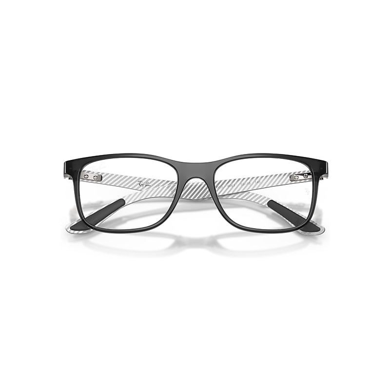 Ray-Ban Rb8903 Optics Optical Matte Grey On Light Carbon Frame Clear Lenses Polarized 53-18
