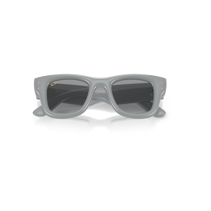 Ray-Ban Wayfarer Puffer Sunglasses Solid Grey Frame Grey Lenses 47-23