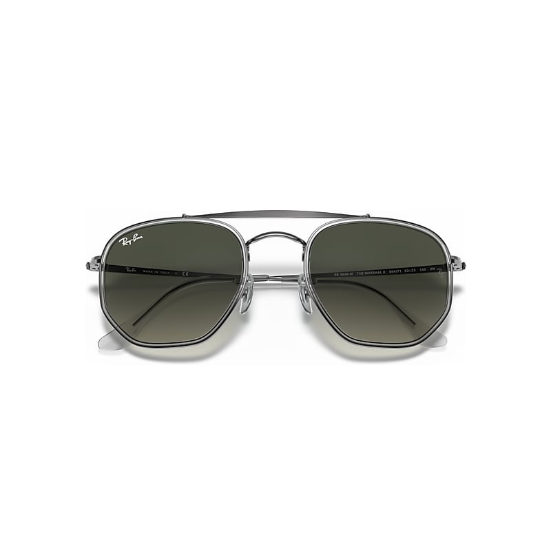 Ray-Ban Marshal II Sunglasses Gunmetal Frame Grey Lenses 52-23