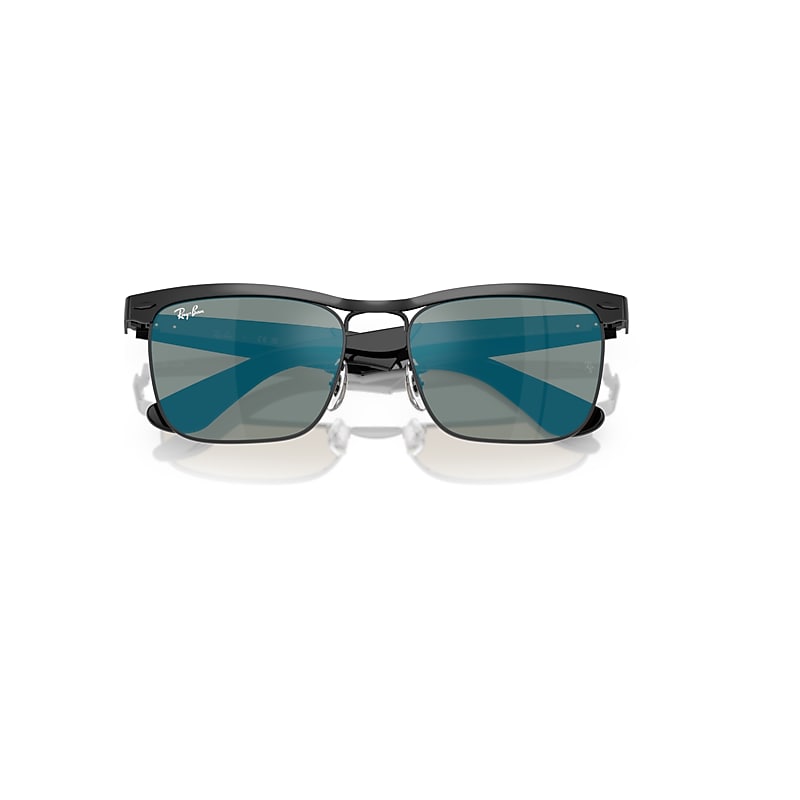 WAYFARER DELUXE Sunglasses in Black and Blue (53-18) - RB3875
