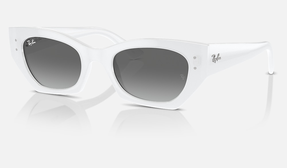ZENA BIO-BASED Sunglasses in White Snow and Grey (52-22) - RB4430