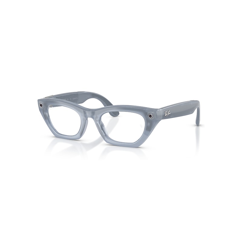 Ray - Ban Unisex Grey Rw4015v Ray-Ban Meta (Gen 3) Zena Optics 8552 Smart Glasses Injected Transparent Cat Eye Normal - Image 2